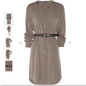 Theory KALEYN shirt dress and slip